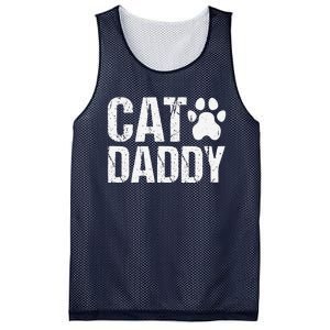 Funny Rad Cat Daddy Dad Gift Fathers Day Mesh Reversible Basketball Jersey Tank