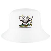 Funny Retro Cartoon Skateboarding Golf Ball Cool Comfort Performance Bucket Hat