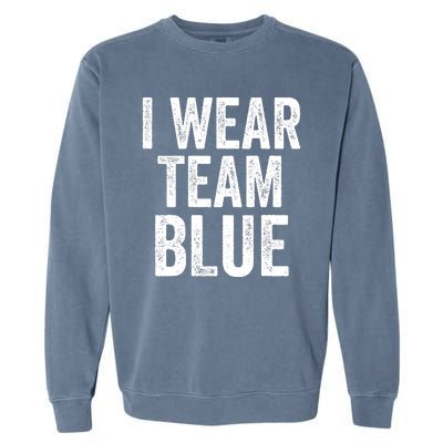 Formula Racing Car I Wear Team Blue F1 Formula One Racing Car Garment-Dyed Sweatshirt