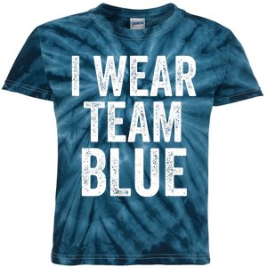 Formula Racing Car I Wear Team Blue F1 Formula One Racing Car Kids Tie-Dye T-Shirt