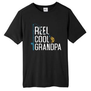 Fishing Reel Cool Grandpa Father’s Day Gift For Fisher Gift Tall Fusion ChromaSoft Performance T-Shirt