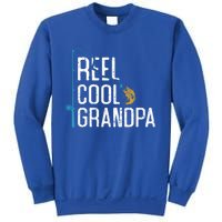 Fishing Reel Cool Grandpa Father’s Day Gift For Fisher Gift Sweatshirt