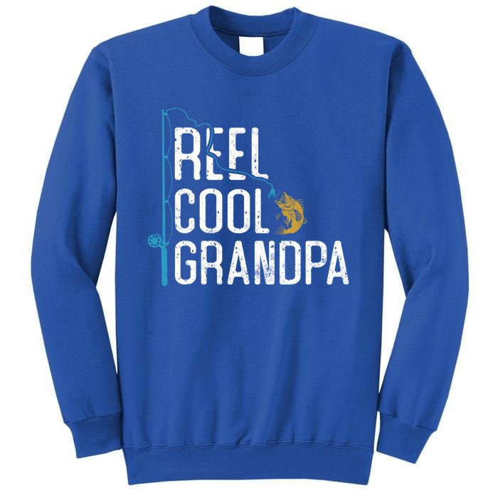 Fishing Reel Cool Grandpa Father’s Day Gift For Fisher Gift Sweatshirt