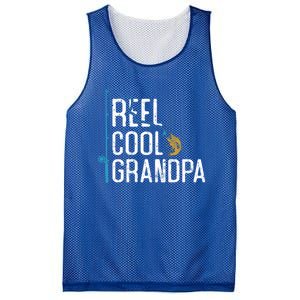 Fishing Reel Cool Grandpa Father’s Day Gift For Fisher Gift Mesh Reversible Basketball Jersey Tank