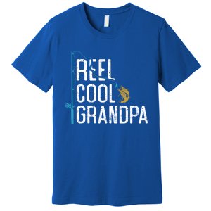 Fishing Reel Cool Grandpa Father’s Day Gift For Fisher Gift Premium T-Shirt