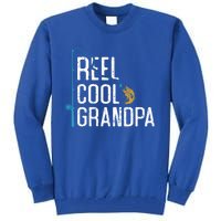 Fishing Reel Cool Grandpa Father’s Day Gift For Fisher Gift Tall Sweatshirt