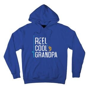 Fishing Reel Cool Grandpa Father’s Day Gift For Fisher Gift Tall Hoodie