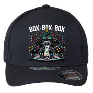 Formula Racing Car Box Box Box Radio Call Fun Christmas Tree  Flexfit Unipanel Trucker Cap