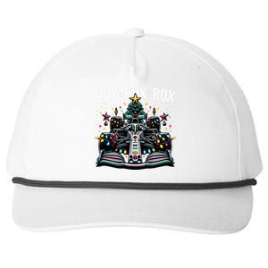 Formula Racing Car Box Box Box Radio Call Fun Christmas Tree  Snapback Five-Panel Rope Hat