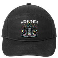 Formula Racing Car Box Box Box Radio Call Fun Christmas Tree  7-Panel Snapback Hat