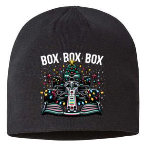 Formula Racing Car Box Box Box Radio Call Fun Christmas Tree  Sustainable Beanie