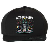 Formula Racing Car Box Box Box Radio Call Fun Christmas Tree  Wool Snapback Cap