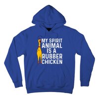 Funny Rubber Chicken Gift Men Women Rubber Chicken Costume Gift Hoodie