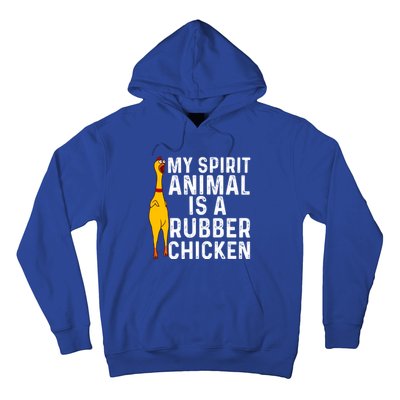 Funny Rubber Chicken Gift Men Women Rubber Chicken Costume Gift Hoodie