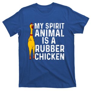 Funny Rubber Chicken Gift Men Women Rubber Chicken Costume Gift T-Shirt