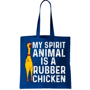 Funny Rubber Chicken Gift Men Women Rubber Chicken Costume Gift Tote Bag