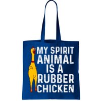 Funny Rubber Chicken Gift Men Women Rubber Chicken Costume Gift Tote Bag