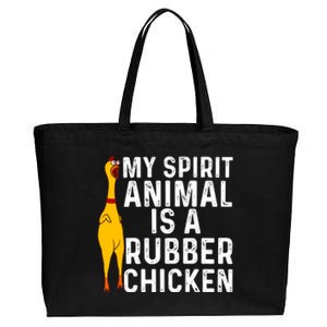 Funny Rubber Chicken Gift Men Women Rubber Chicken Costume Gift Cotton Canvas Jumbo Tote