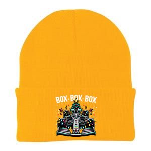 Formula Racing Car Box Box Box Radio Call Fun Christmas Tree Cute Gift Knit Cap Winter Beanie