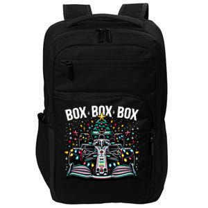 Formula Racing Car Box Box Box Radio Call Fun Christmas Tree Cute Gift Impact Tech Backpack