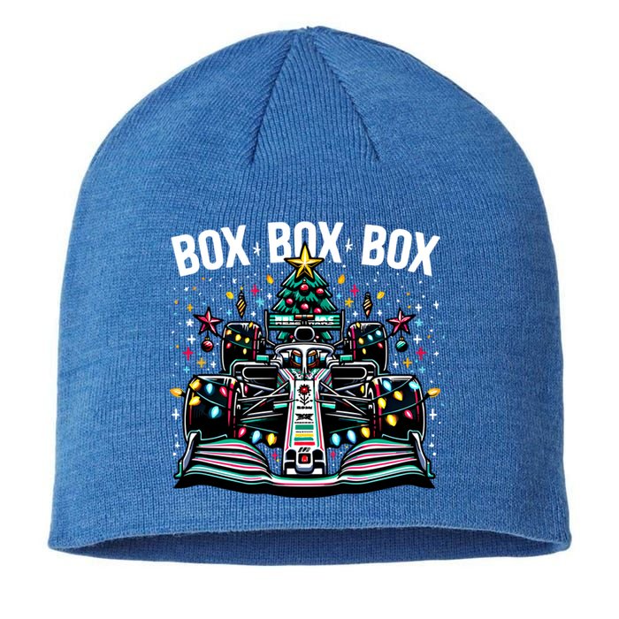 Formula Racing Car Box Box Box Radio Call Fun Christmas Tree Cute Gift Sustainable Beanie