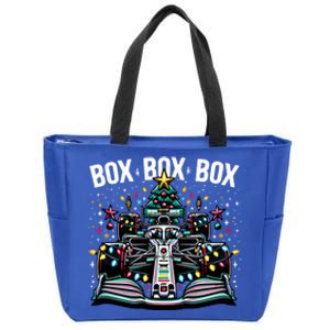 Formula Racing Car Box Box Box Radio Call Fun Christmas Tree Cute Gift Zip Tote Bag