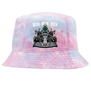 Formula Racing Car Box Box Box Radio Call Fun Christmas Tree Cute Gift Tie-Dyed Bucket Hat