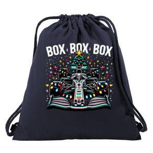 Formula Racing Car Box Box Box Radio Call Fun Christmas Tree Cute Gift Drawstring Bag