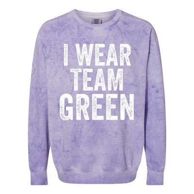 Formula Racing Car I Wear Team Green F1 Formula One Racing Car Colorblast Crewneck Sweatshirt