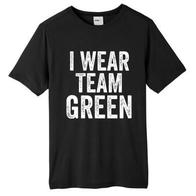 Formula Racing Car I Wear Team Green F1 Formula One Racing Car Tall Fusion ChromaSoft Performance T-Shirt