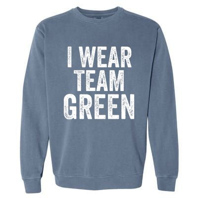 Formula Racing Car I Wear Team Green F1 Formula One Racing Car Garment-Dyed Sweatshirt