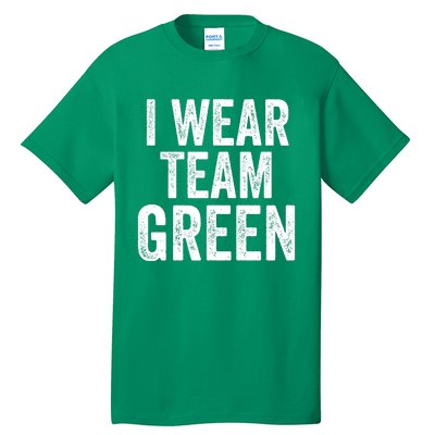 Formula Racing Car I Wear Team Green F1 Formula One Racing Car Tall T-Shirt