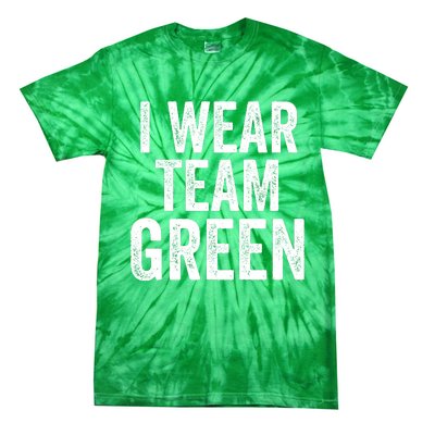 Formula Racing Car I Wear Team Green F1 Formula One Racing Car Tie-Dye T-Shirt