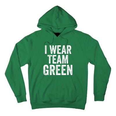 Formula Racing Car I Wear Team Green F1 Formula One Racing Car Tall Hoodie