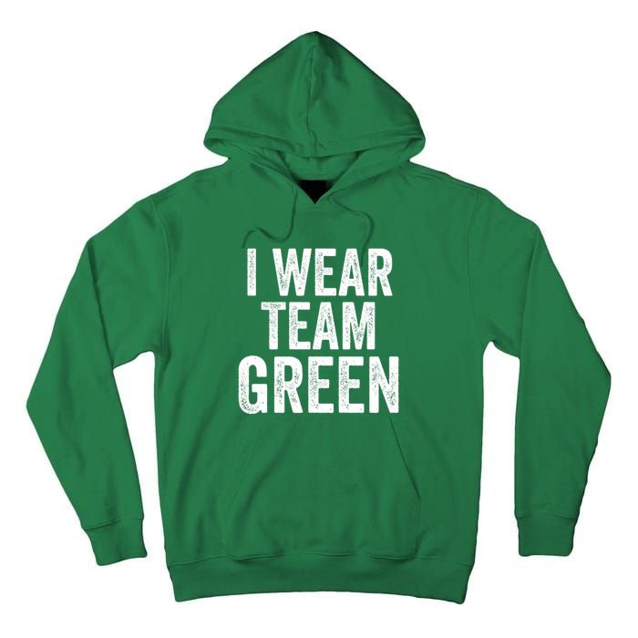 Formula Racing Car I Wear Team Green F1 Formula One Racing Car Tall Hoodie