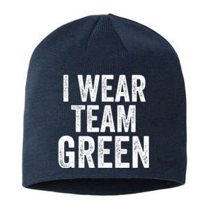 Formula Racing Car I Wear Team Green F1 Formula One Racing Car Sustainable Beanie