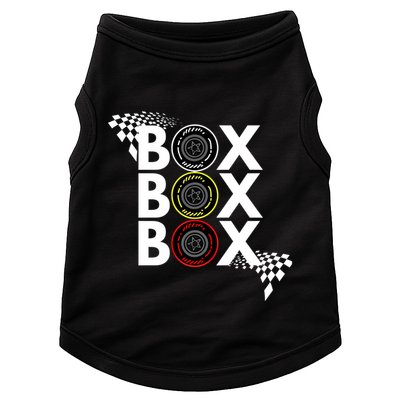 Formula Racing Car Box Box Box Radio Call To Pitbox Car Race Gift Doggie Tank