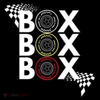 Formula Racing Car Box Box Box Radio Call To Pitbox Car Race Gift Impact Tech Backpack