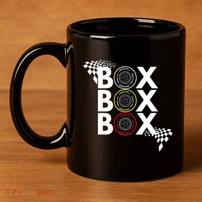 Formula Racing Car Box Box Box Radio Call To Pitbox Car Race Gift 11oz C Handle Ceramic Mug
