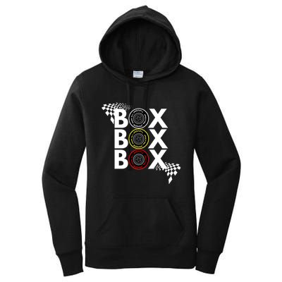 Formula Racing Car Box Box Box Radio Call To Pitbox Car Race Gift Women's Pullover Hoodie
