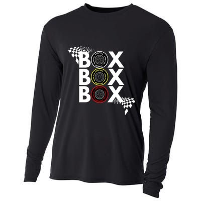 Formula Racing Car Box Box Box Radio Call To Pitbox Car Race Gift Cooling Performance Long Sleeve Crew