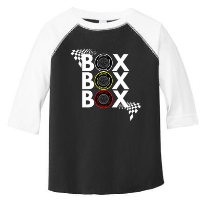 Formula Racing Car Box Box Box Radio Call To Pitbox Car Race Gift Toddler Fine Jersey T-Shirt