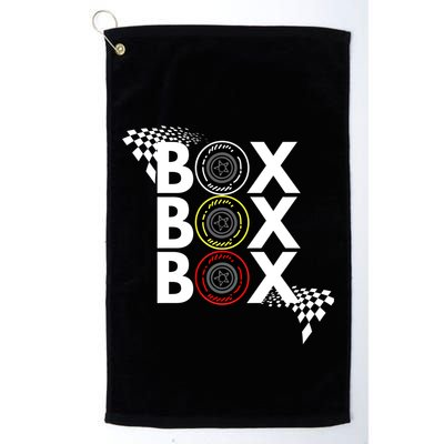 Formula Racing Car Box Box Box Radio Call To Pitbox Car Race Gift Golf Towel