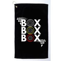 Formula Racing Car Box Box Box Radio Call To Pitbox Car Race Gift Golf Towel