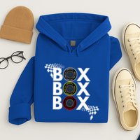 Formula Racing Car Box Box Box Radio Call To Pitbox Car Race Gift Hoodie