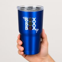 Formula Racing Car Box Box Box Radio Call To Pitbox Car Race Gift Tumbler