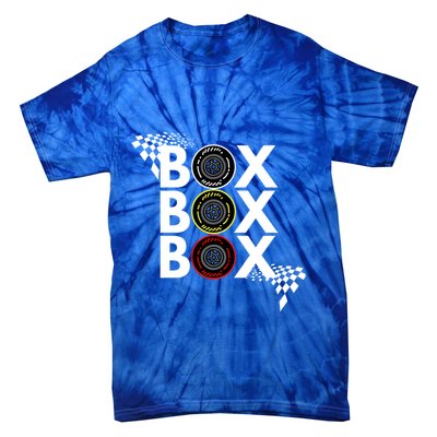 Formula Racing Car Box Box Box Radio Call To Pitbox Car Race Gift Tie-Dye T-Shirt
