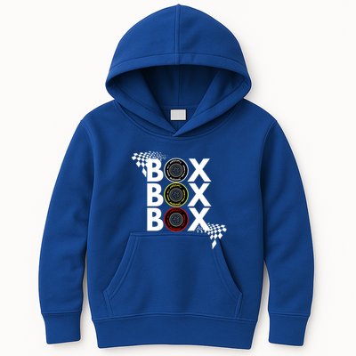 Formula Racing Car Box Box Box Radio Call To Pitbox Car Race Gift Kids Hoodie