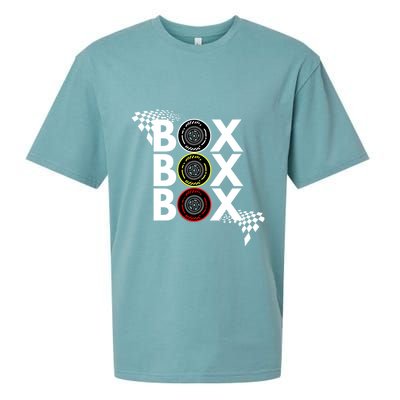 Formula Racing Car Box Box Box Radio Call To Pitbox Car Race Gift Sueded Cloud Jersey T-Shirt