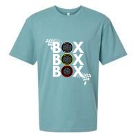 Formula Racing Car Box Box Box Radio Call To Pitbox Car Race Gift Sueded Cloud Jersey T-Shirt